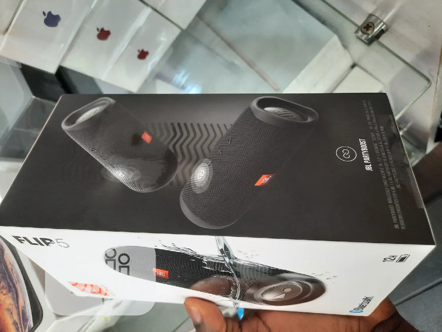JBL Flip 5 Waterproof Bluetooth Speaker.
