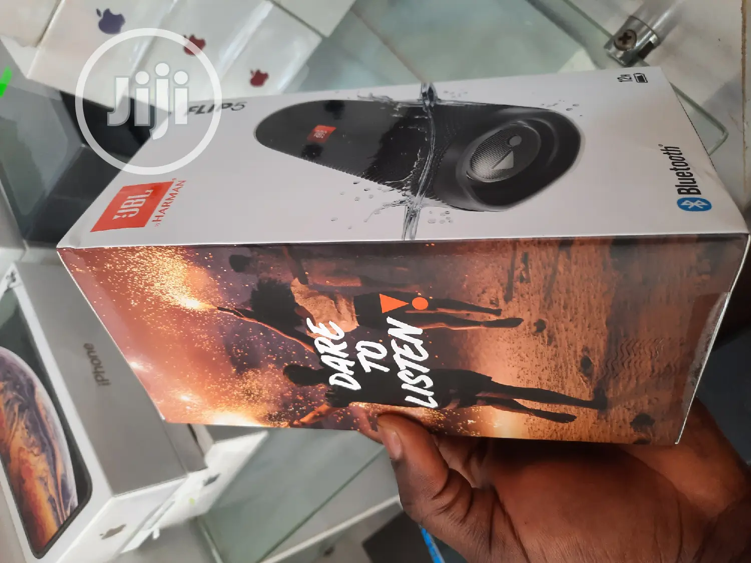 JBL Flip 5 Waterproof Bluetooth Speaker.