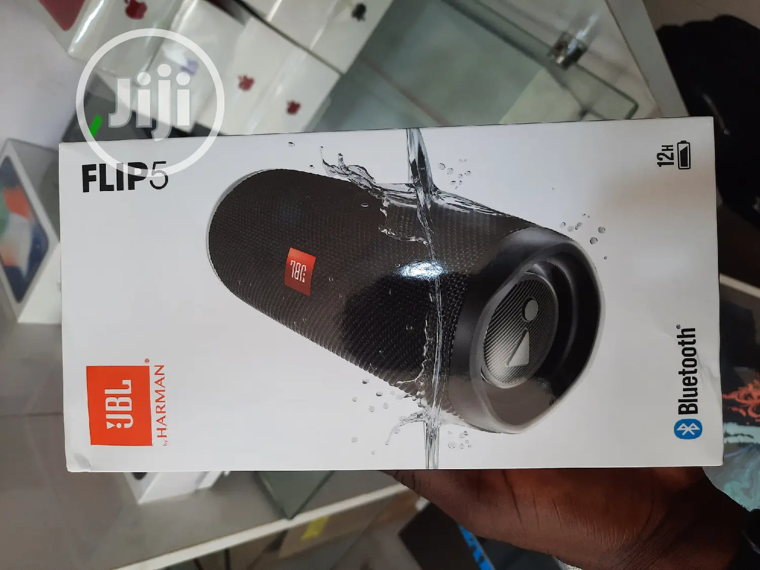 JBL Flip 5 Waterproof Bluetooth Speaker.