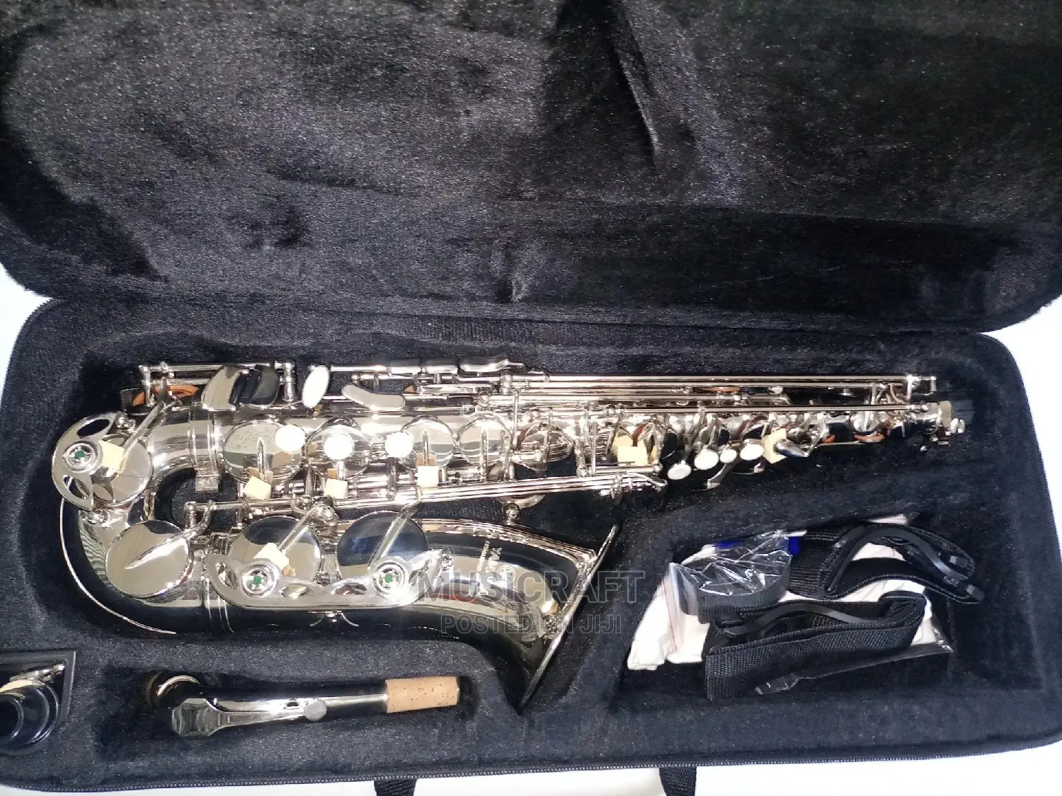 Silver Yamaha Alto Saxophone