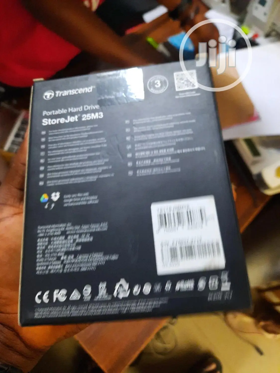 New Transcend Portable Hard Drive Storejet 25M3, 1TB