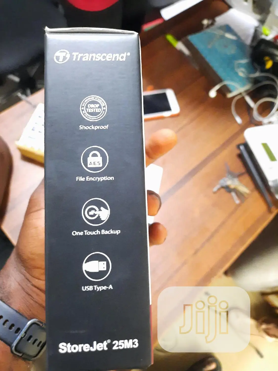 New Transcend Portable Hard Drive Storejet 25M3, 1TB