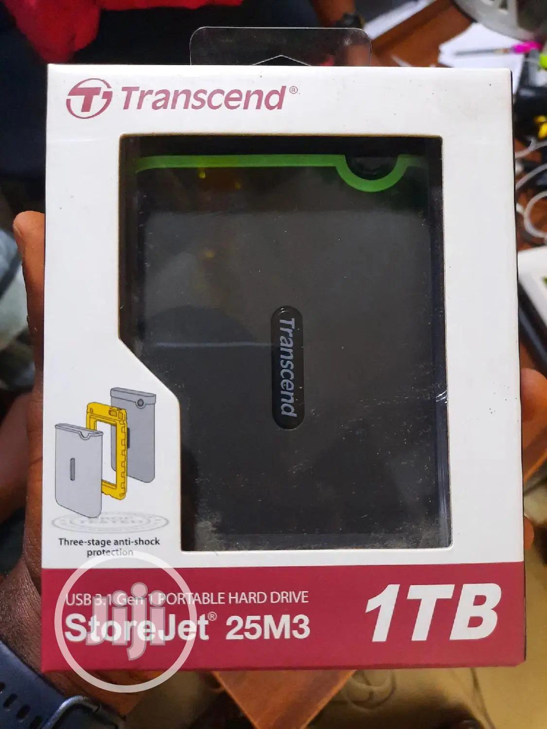 New Transcend Portable Hard Drive Storejet 25M3, 1TB