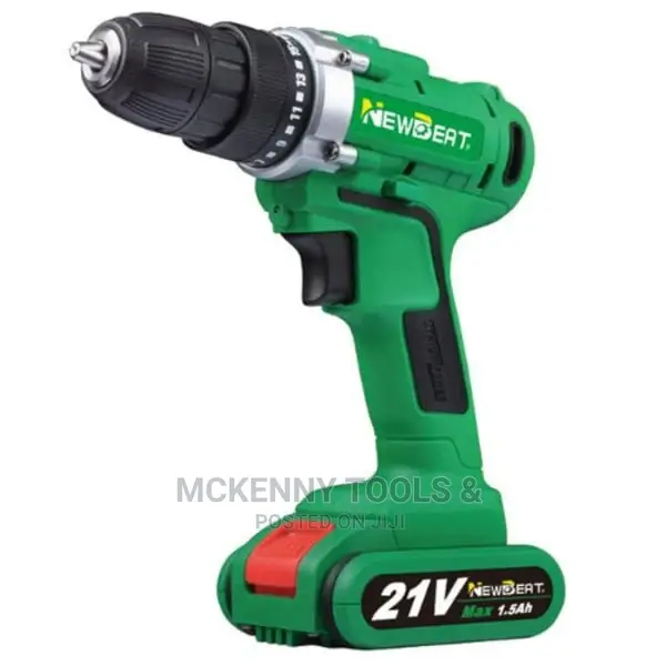 Cordless Battery Drill Driver Machine - 21v Lithium Ion