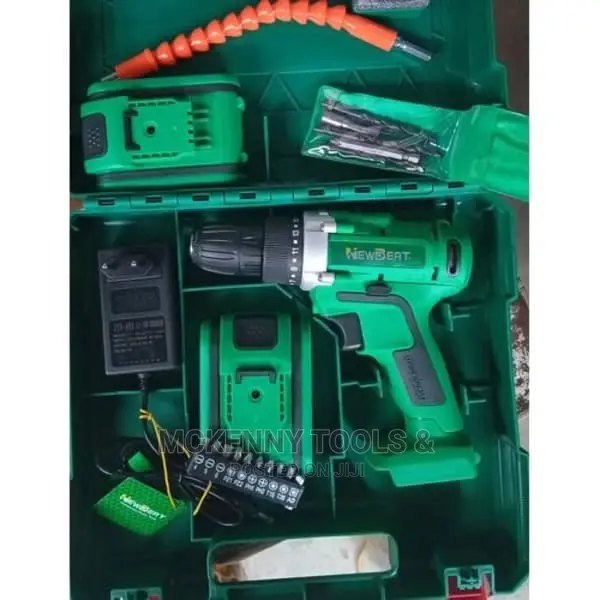 Cordless Battery Drill Driver Machine - 21v Lithium Ion