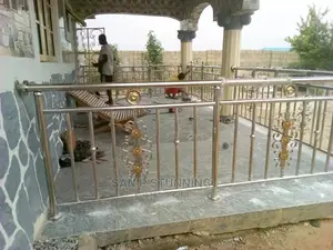 Stainless Handrail With Gold Combi(Argon)