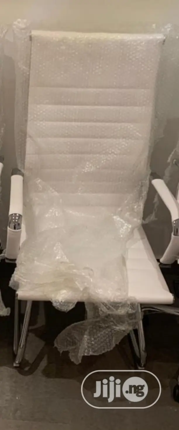 White Visitors Chair
