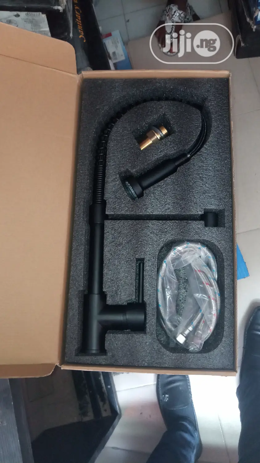 Spring Mixer Tap (Black)