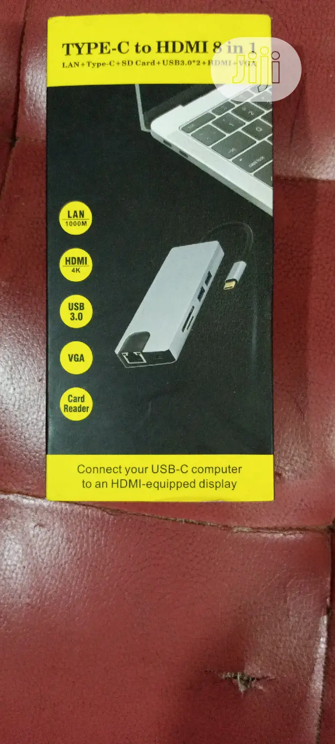 Type C to 8 in 1 Adapter
