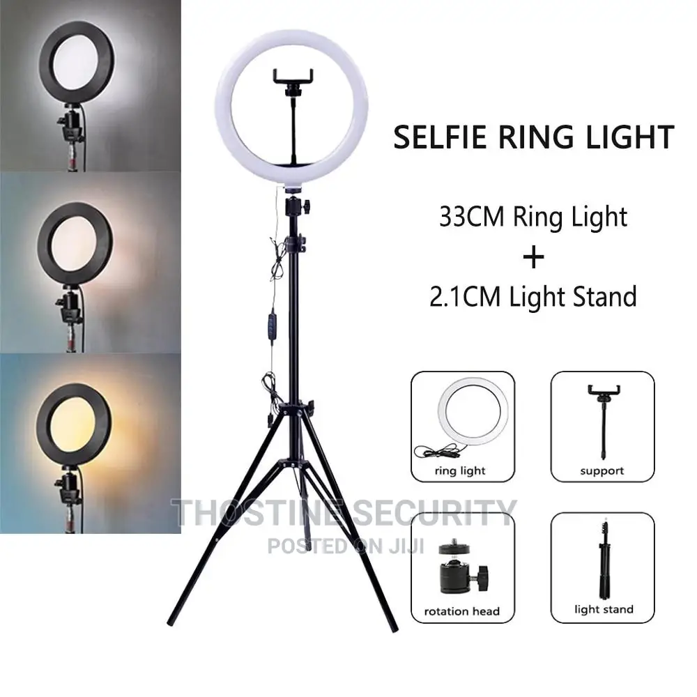 12 Inches 33CM Ring Light With Stand for Live Streaming