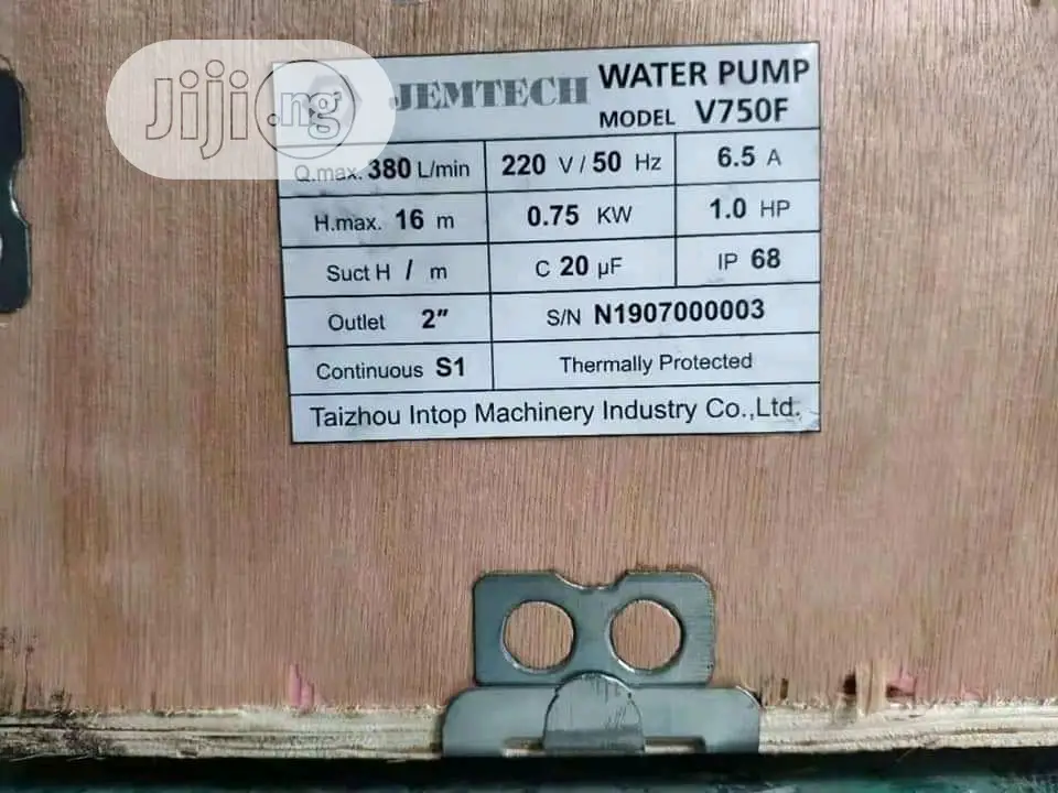 Jemtec Surface Water Pump