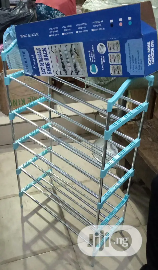 Stainless Steel Super Strong Shoe Rack (5 Layers)