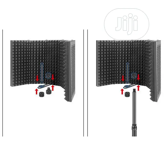 Microphone 6 in 1 Adjustable Vocal Booth Set