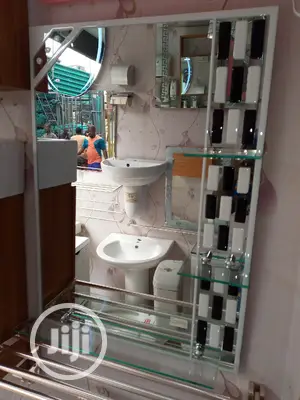 Bathroom Mirror With 3shelf