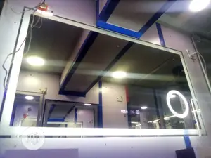 Long LED Mirror With Light