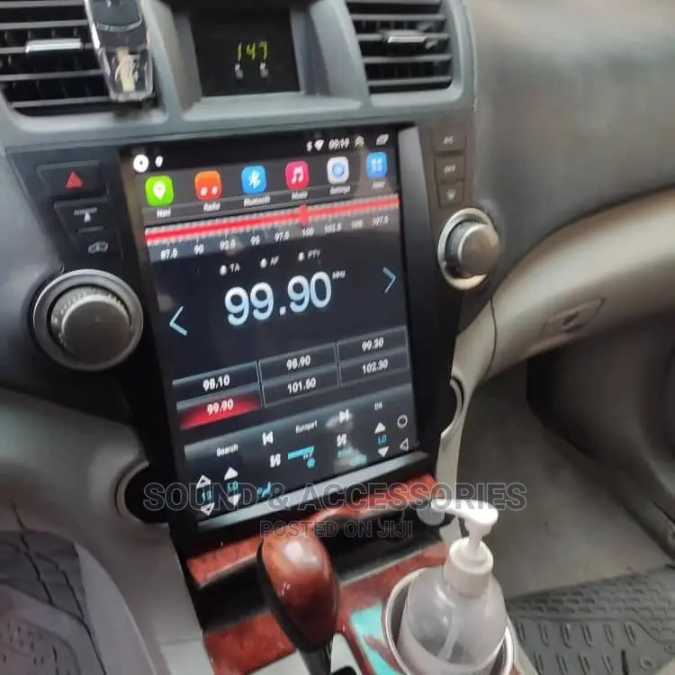 Toyota Highlander 2008-2013 Tesla Android GPS Navigation System