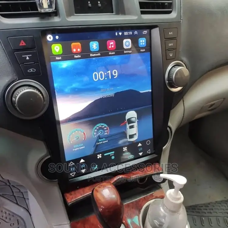Toyota Highlander 2008-2013 Tesla Android GPS Navigation System
