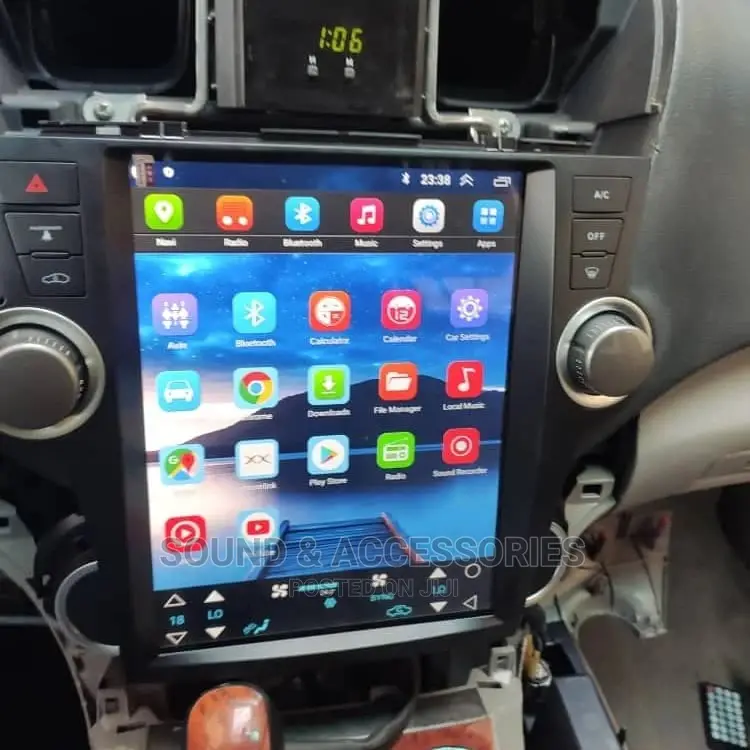 Toyota Highlander 2008-2013 Tesla Android GPS Navigation System