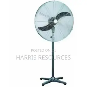Ox Standing Fan Industrial 26" Inches- Silver