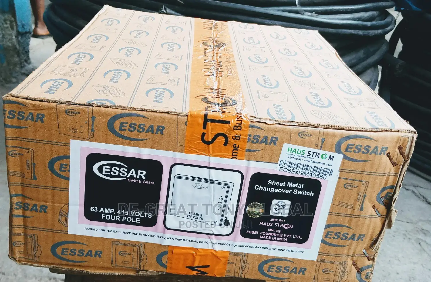63amps Changeover Essar