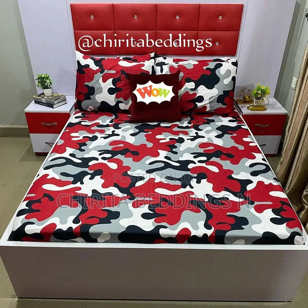 Bedsheet and 4 Pillowcases(6x6)