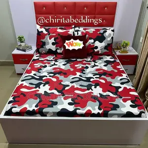Bedsheet and 4 Pillowcases(6x6)
