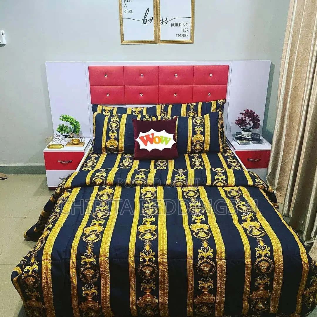 Bedsheet and 4 Pillowcases(6x6)