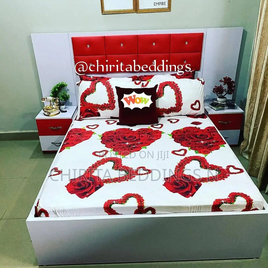 Bedsheet and 4 Pillowcases(6x6)