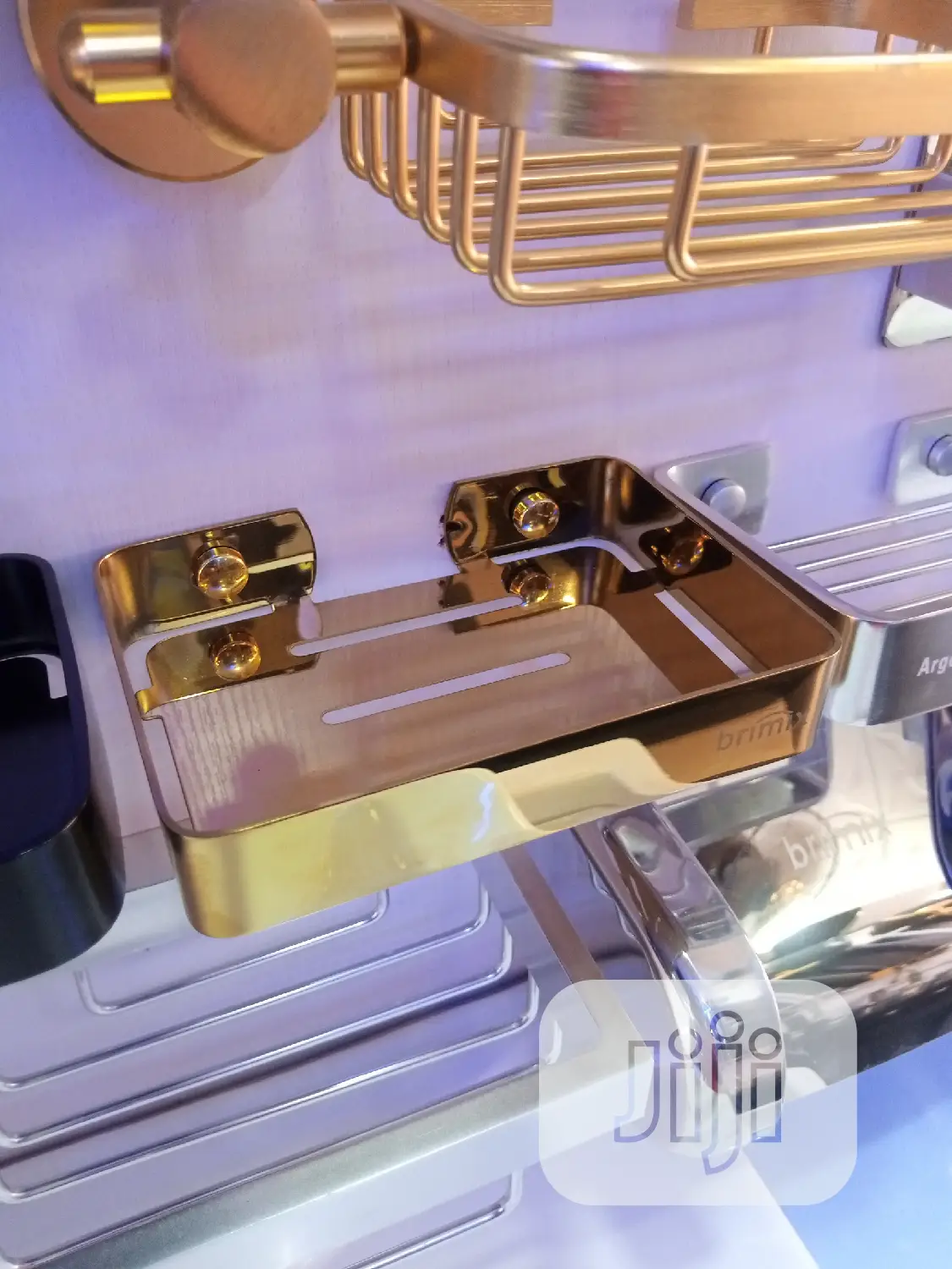 Sqaure Gold Soap Holder