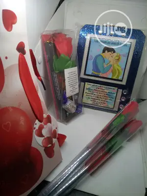 Lovers Package 04 (Frame, Rose Flower, Snack Pack Bag)