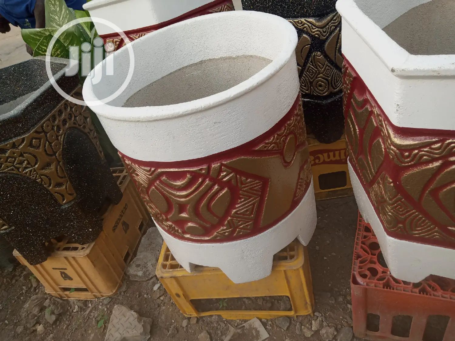 Flower Pot Concrete Design
