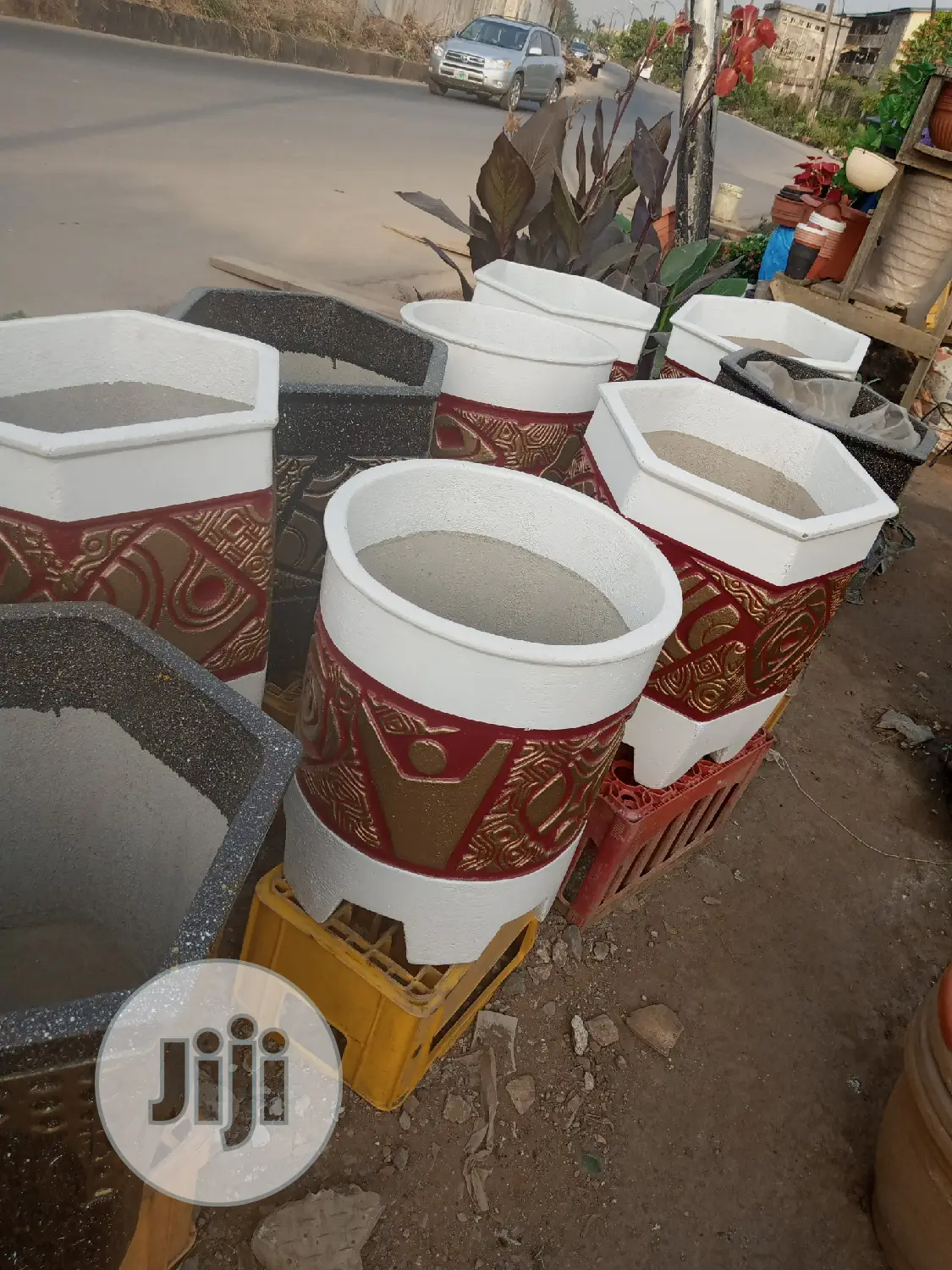 Flower Pot Concrete Design