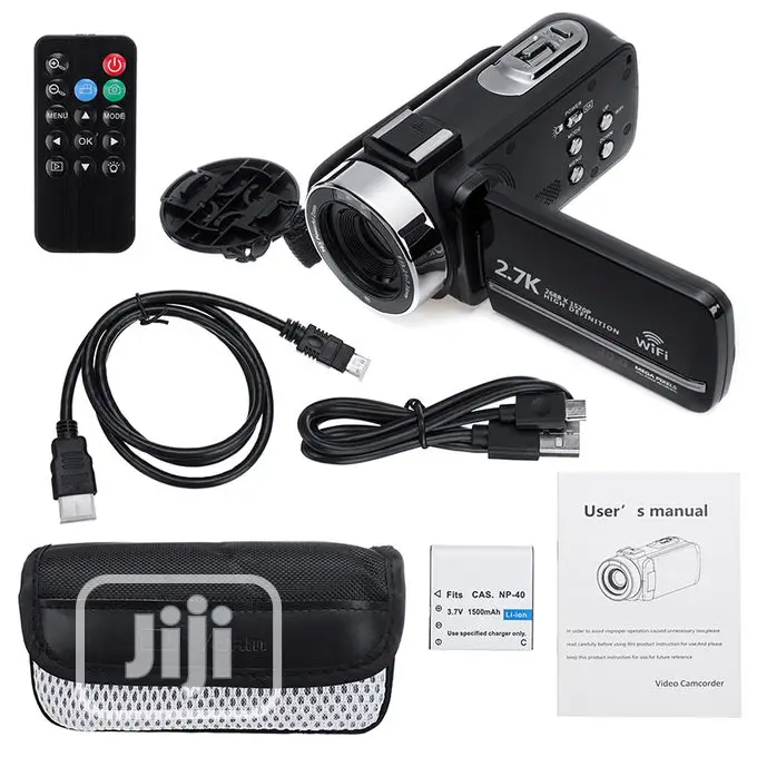Wifi HD DV Digital Camera External Microphone Wide-Angle Len