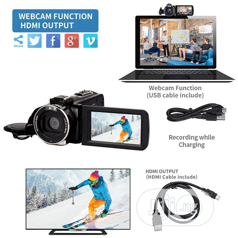 Night Vision Wi-Fi HD External Mic Wide Range Digital Camera