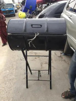 Charcoal BBQ Smoker Made From -Gallon Oil Drum