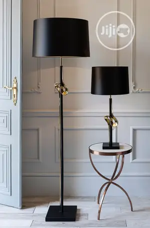 Floor Lamp Black Single