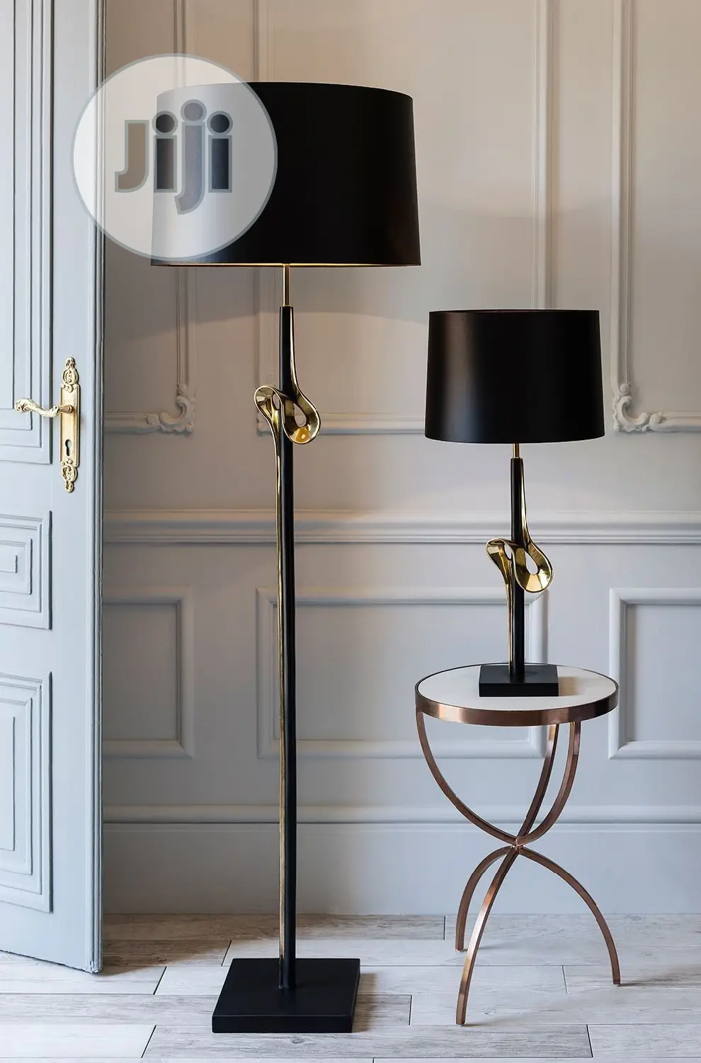 Floor Lamp Black Single