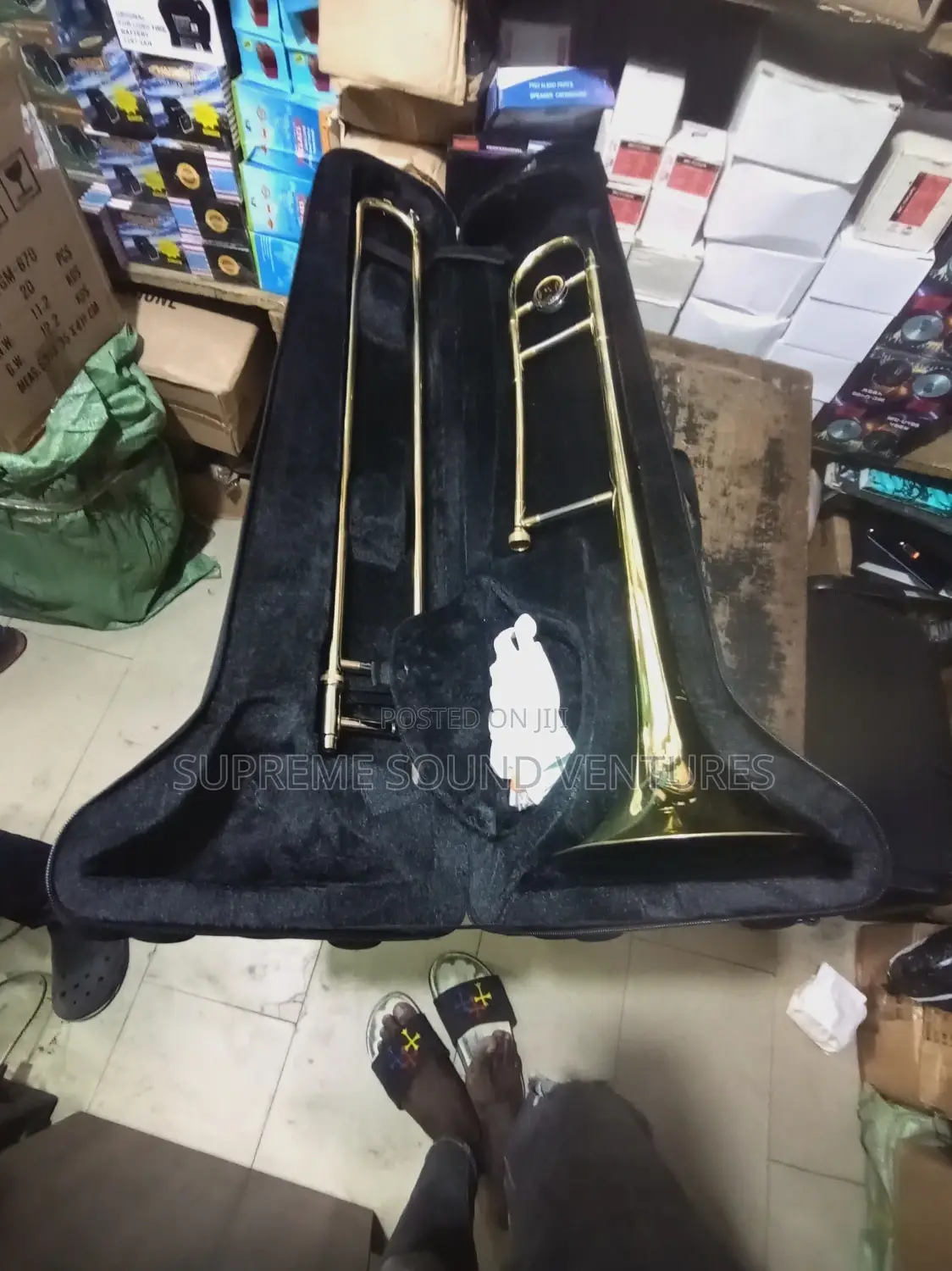 Quality Yamaha Gold Trombone