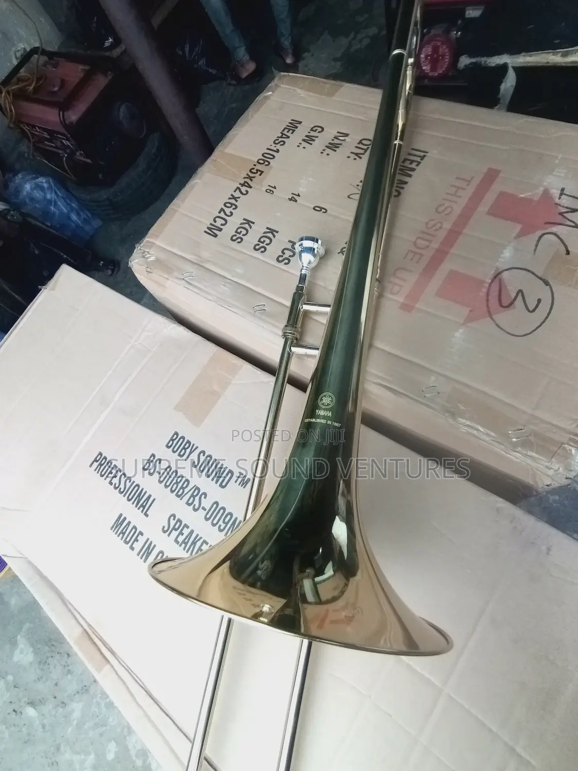 Quality Yamaha Gold Trombone