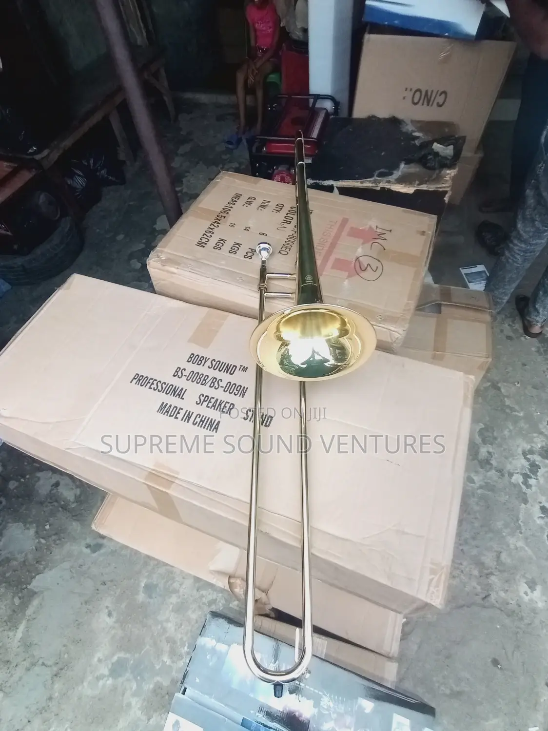 Quality Yamaha Gold Trombone