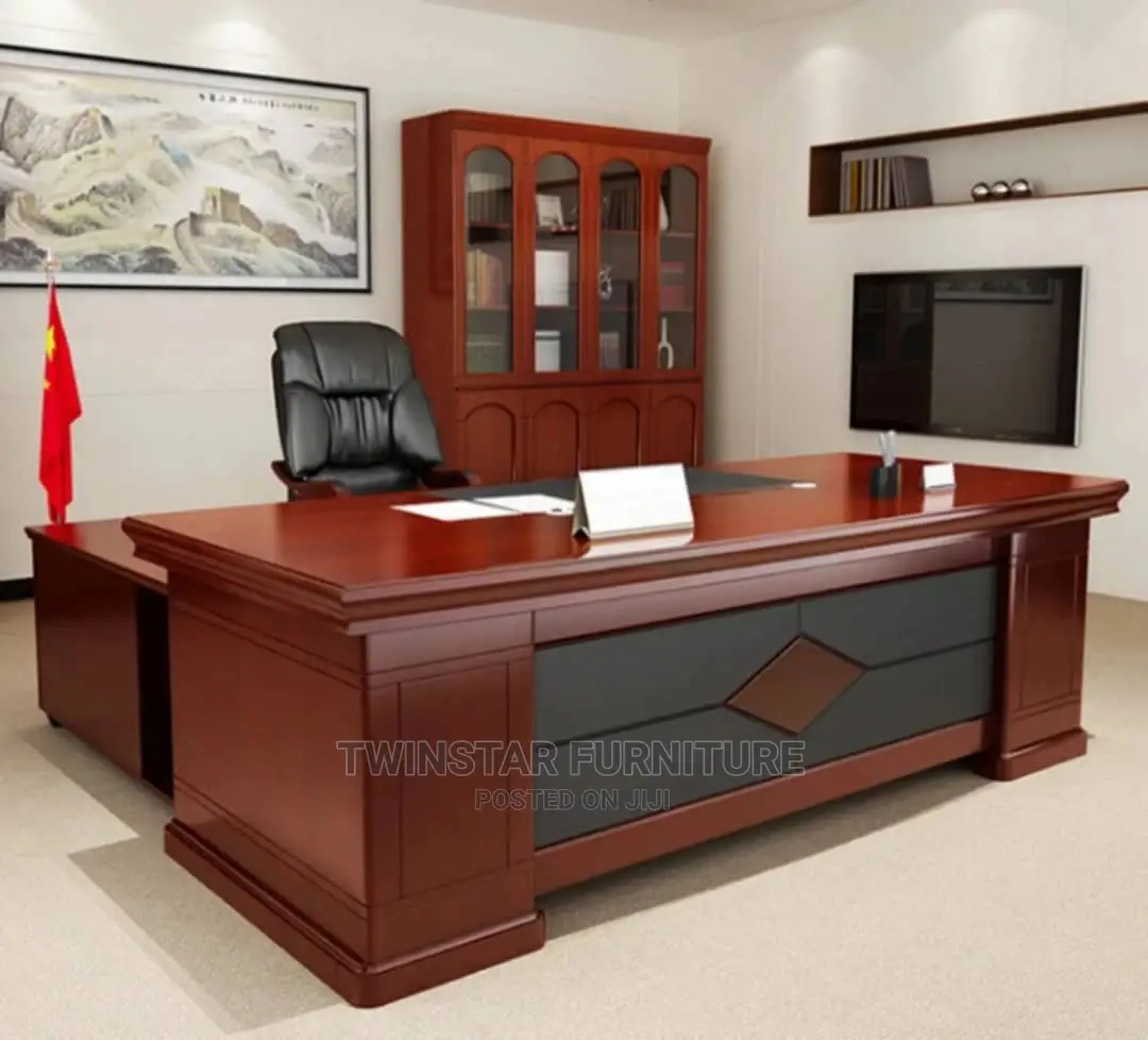 Modern Executive Office CEO Table With Extension