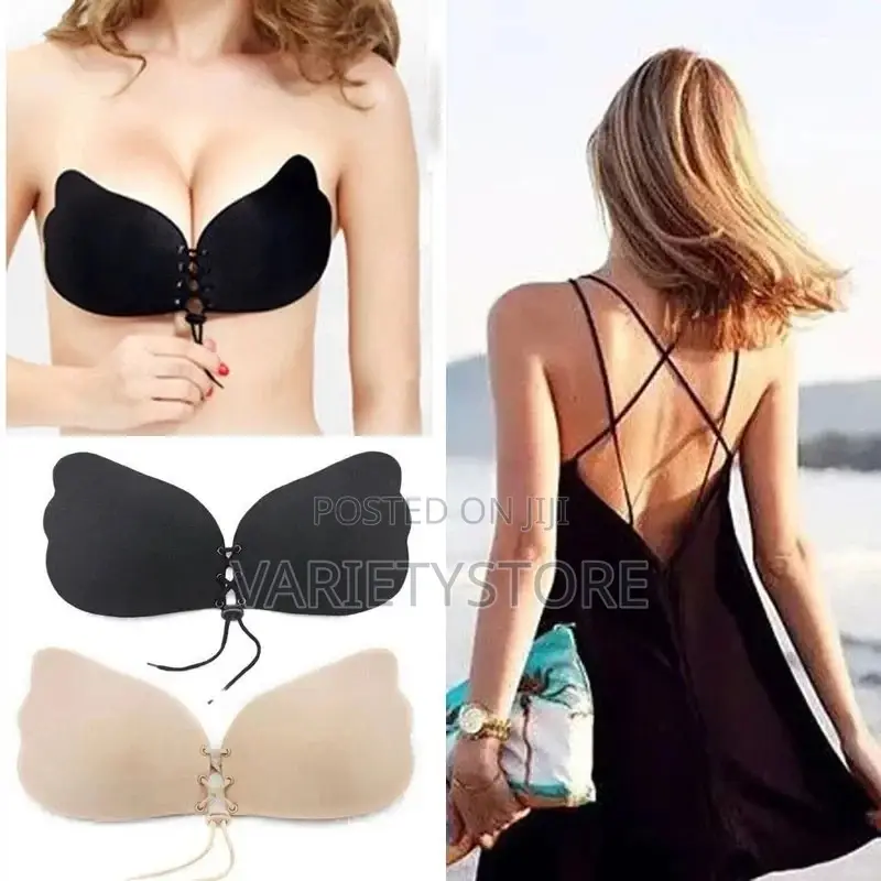 Self Adhesive Silicone Strapless Backless Push Up Bra