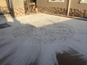 Stamped Concretes Floor Interlock Floor
