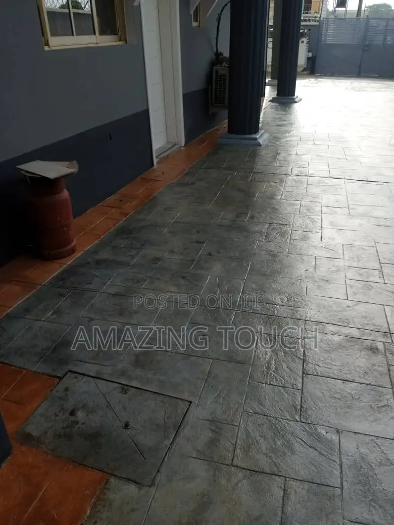 Stamped Concretes Floor Interlock Floor