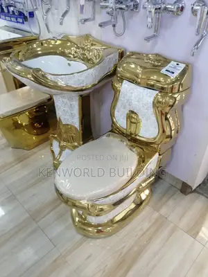 Continental Gold Toilet Set