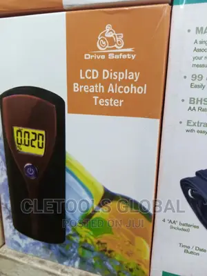 Lcd Display Breath Alcohol Detector
