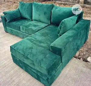 Portable L- Shaped Fabric Sofa