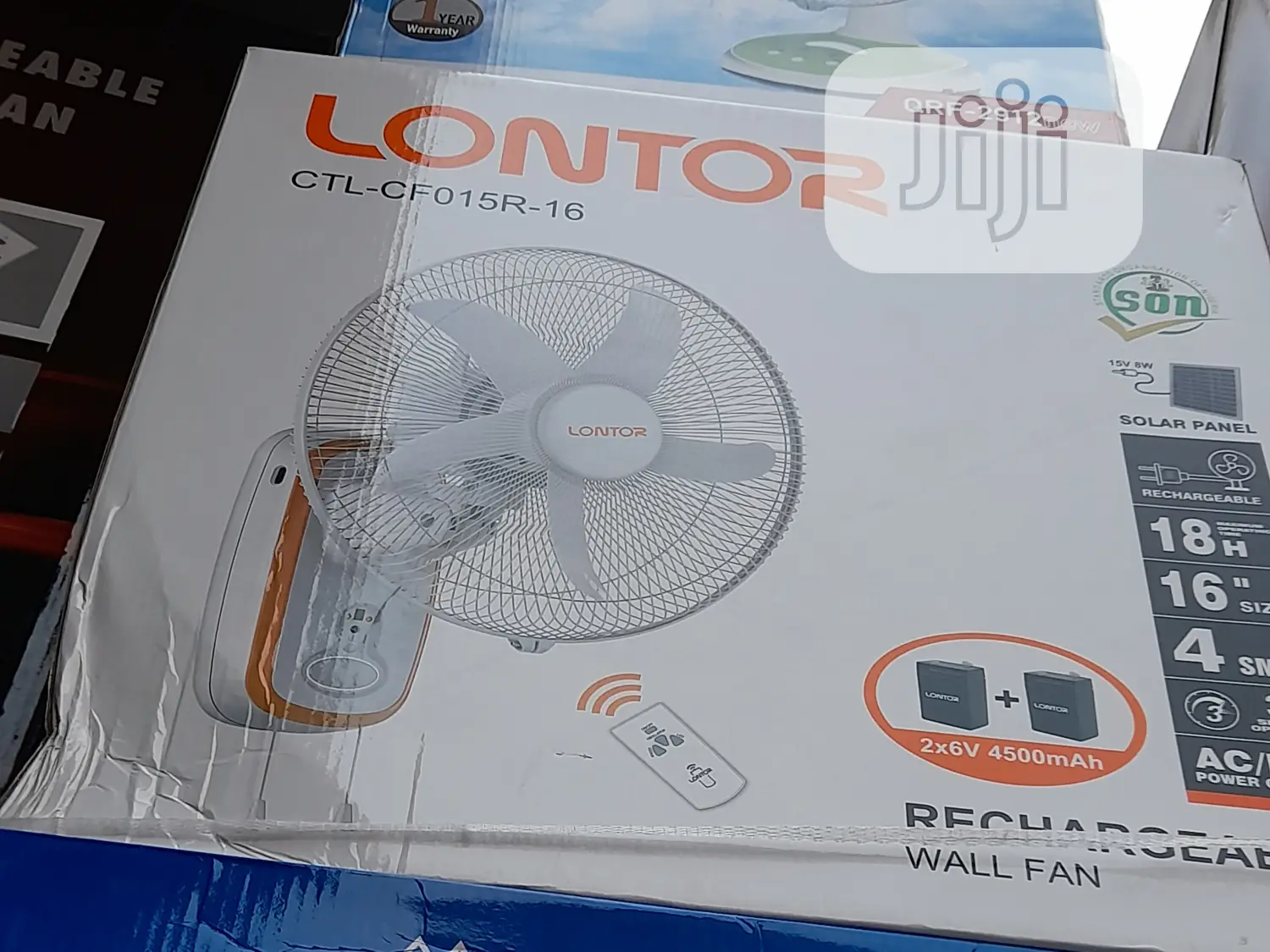 Rechargeable Wall Fan
