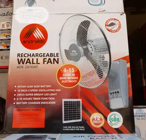 Rechargeable Wall Fan