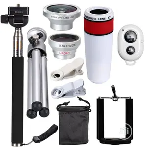 White Universal 10PCS 8X Telephoto Mobile Phone Lens